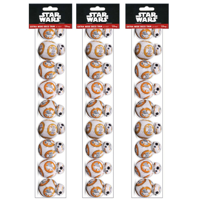 Star Wars™ BB-8 Extra Wide Die-Cut Deco Trim®, 37 Feet Per Pack, 3 Packs