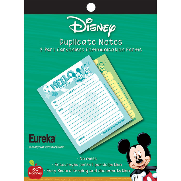 Mickey® Hello Duplicate Notes, 50 Forms Per Pack, 3 Packs