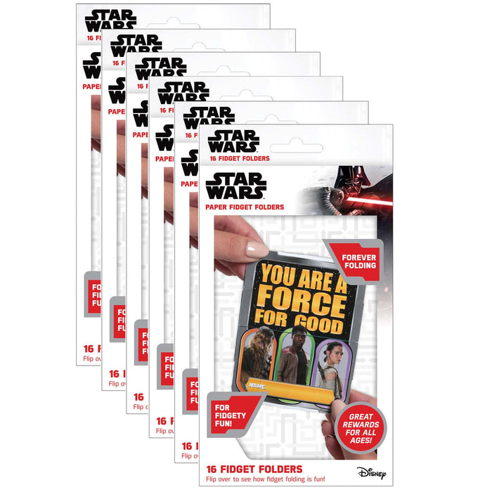 Star Wars™ Fidget Folder, 16 Per Pack, 6 Packs