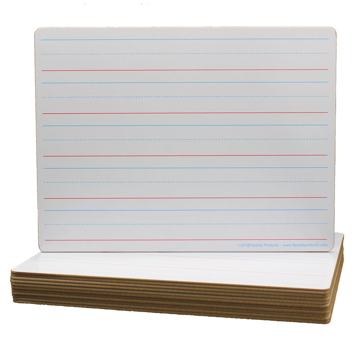 DOUBLE SIDED DRY ERASE BOARDS 12PK