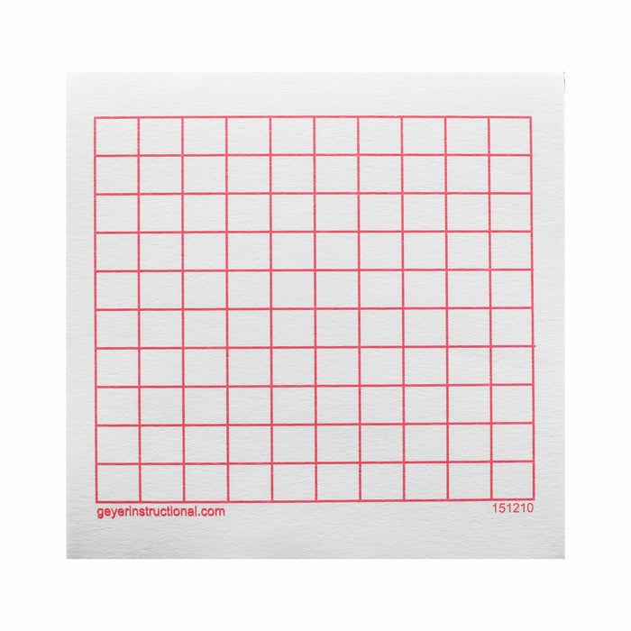 Graphing 3M Post-it® Notes,10 x 10 Grid, 4 Pads Per Pack, 2 Packs