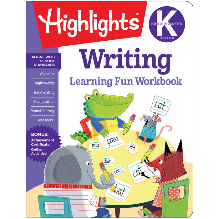 Learning Fun Workbooks, Kindergarten Writing, Pack of 6
