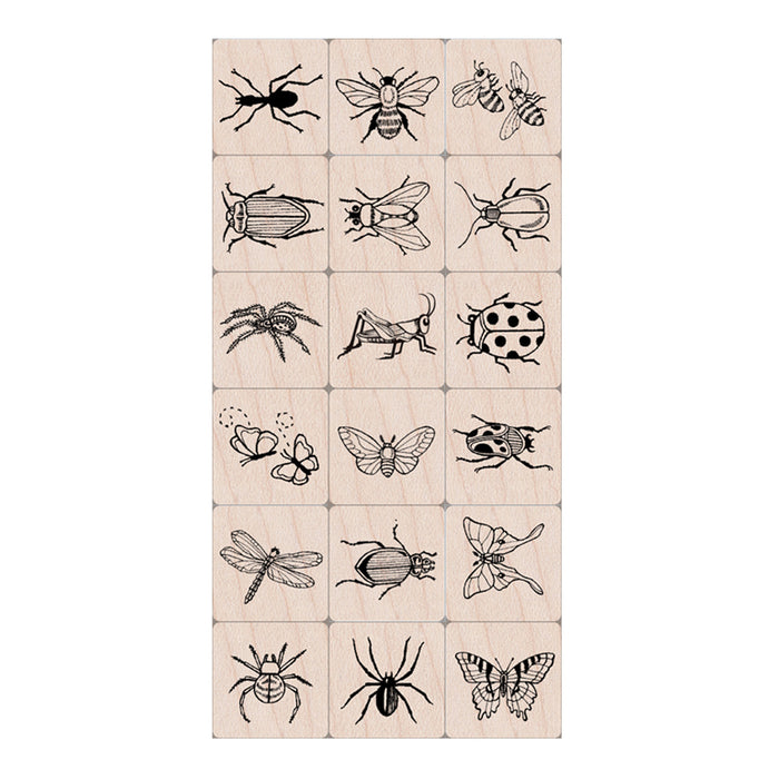 Ink 'n' Stamp Bugs Stamps, Set of 18