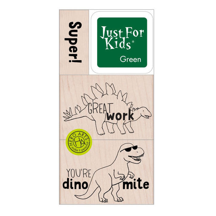 Super Dino Stamp Set, 3 Per Set, 2 Sets