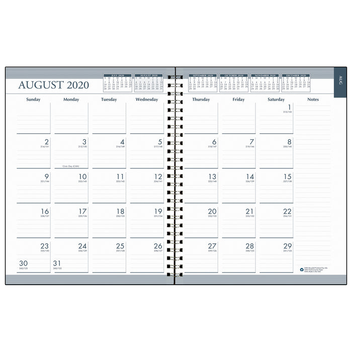 WEEK/MONTH PLANNER AUG-JULY DOTS