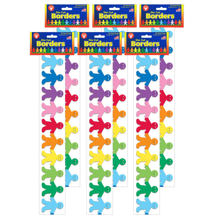 Rainbow Kids Mighty Brights™ Border, 36 Feet Per Pack, 6 Packs