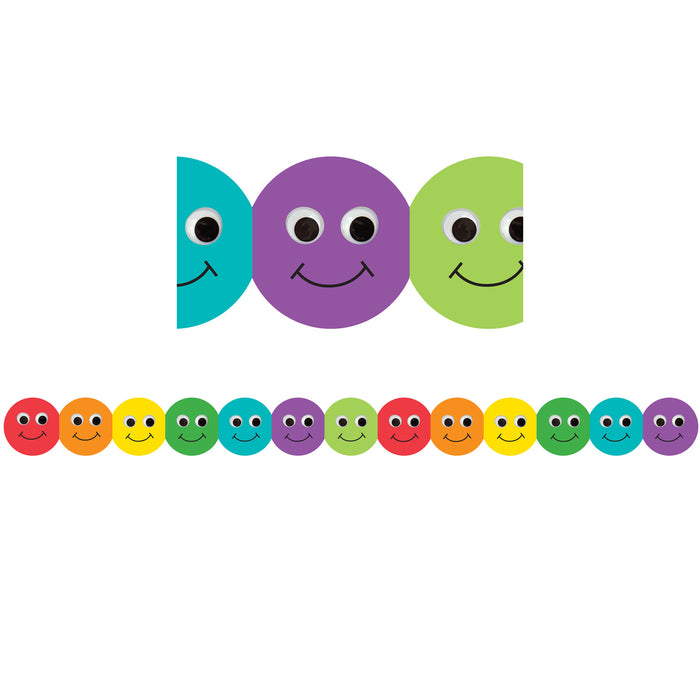 Smiley Face Mighty Brights™ Border, 36 Feet Per Pack, 6 Packs