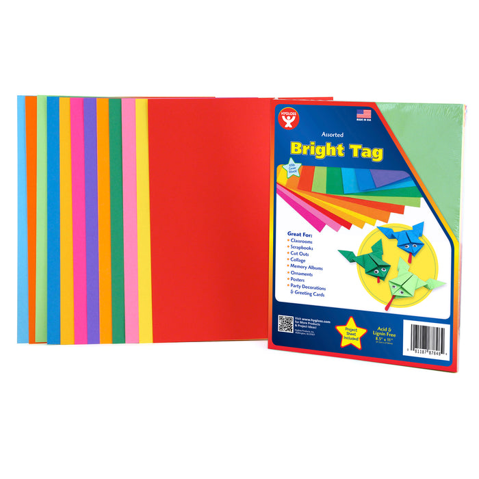 Bright Tag, 8.5" x 11", 48 Sheets Per Pack, 2 Packs