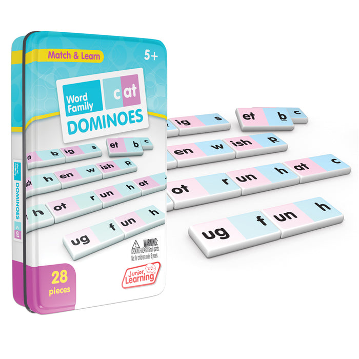 Word Family Dominoes, 2 Sets