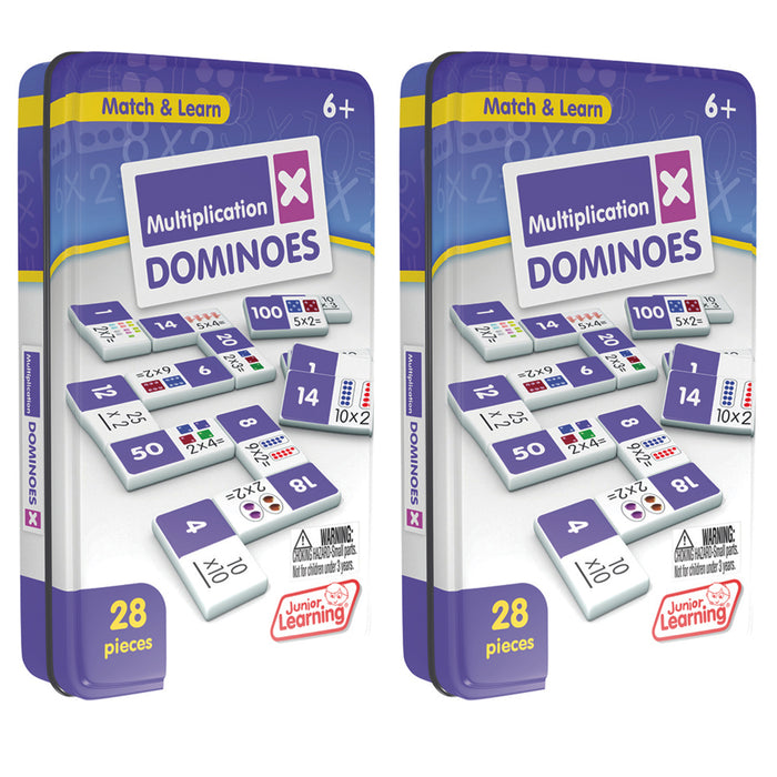 Multiplication Dominoes, 2 Sets