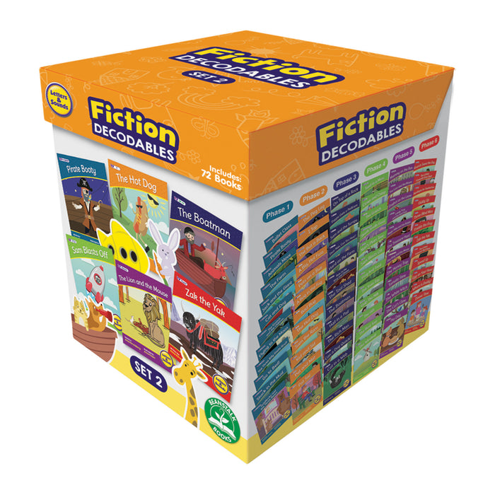 Letters & Sounds Fiction Decodables Boxed Set, Set 2