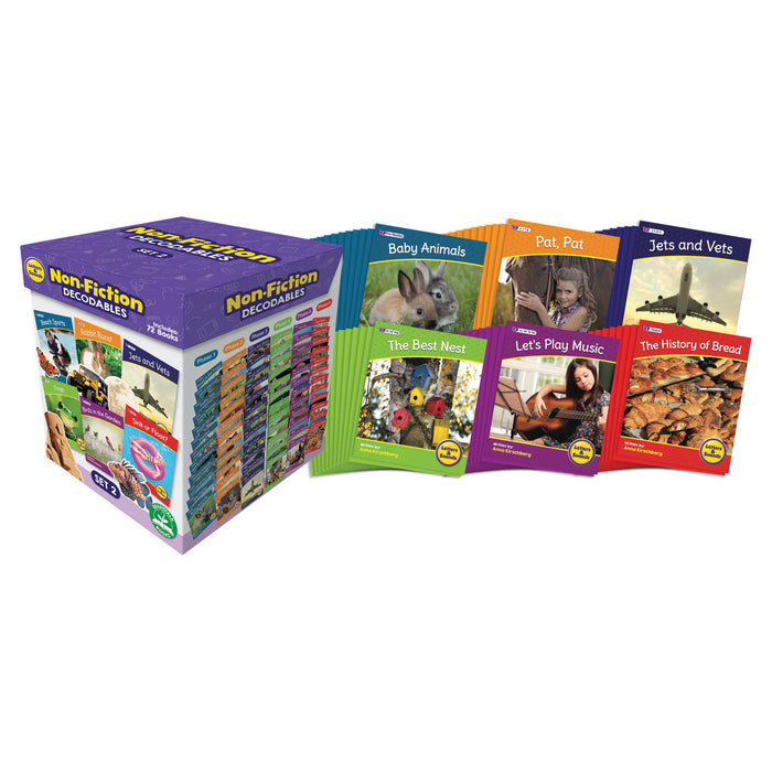 Letters & Sounds Non-Fiction Decodables Boxed Set, Set 2