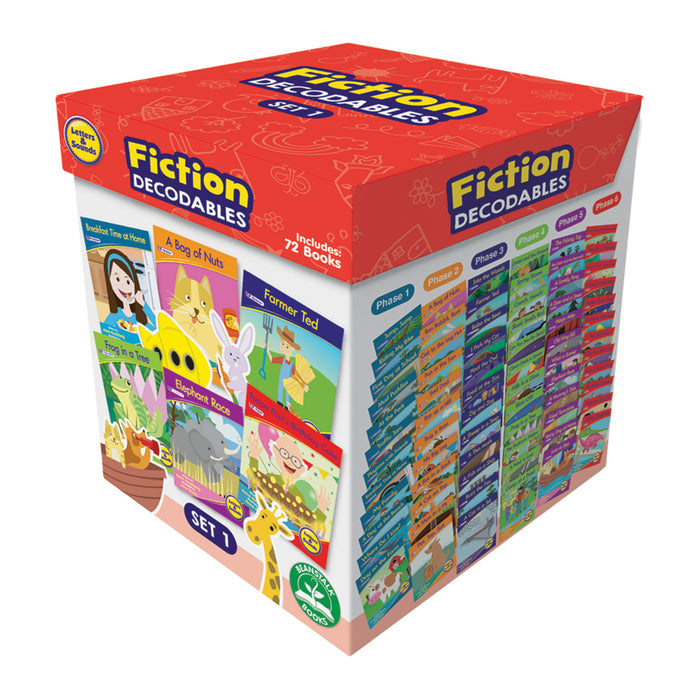 Letters & Sounds Fiction Decodables Boxed Set, Set 1