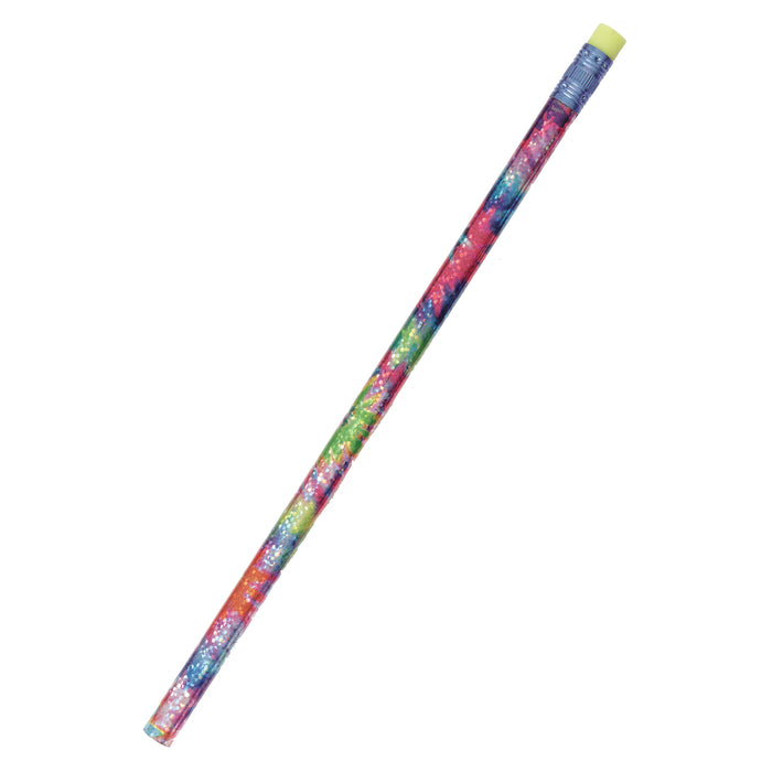 Decorated Pencils, Tie-Dye Glitz Assortment, 144 Pencils