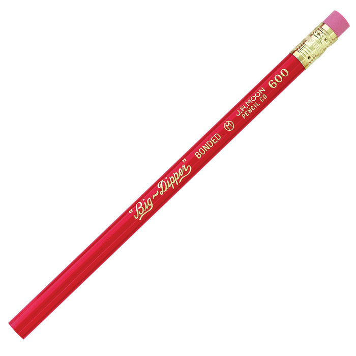 “Big-Dipper" Pencils, With Eraser, 12 Per Pack, 3 Packs