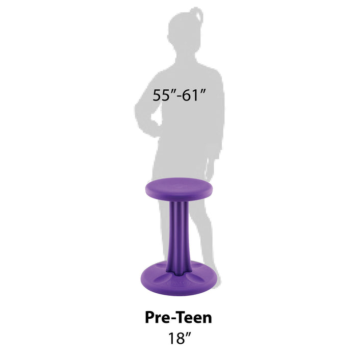 Pre-Teen Wobble Chair 18.7" Purple