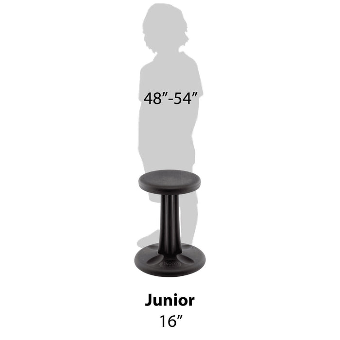 Junior Wobble Chair 16" Black