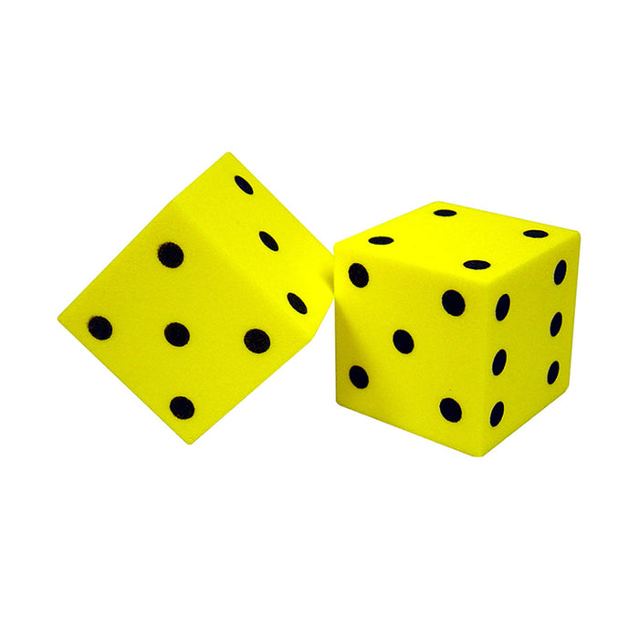 Dot Foam Dice Set, 2 Per Set, 6 Sets