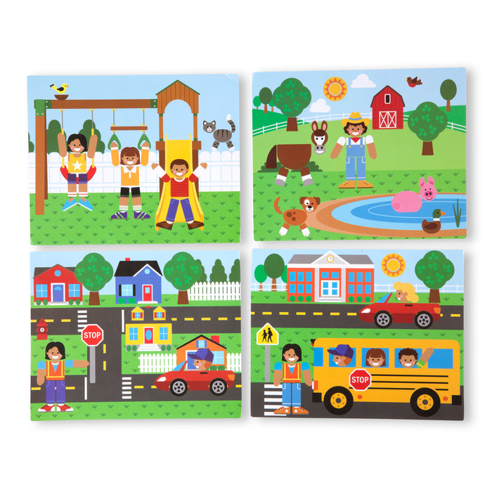 Wooden Magnetic Matching Picture Game