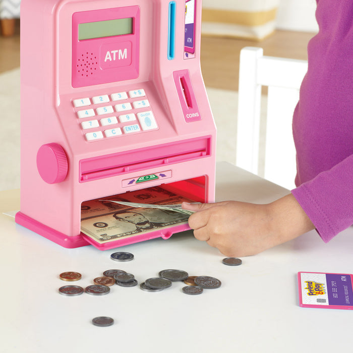 PRETEND AND PLAY ATM BANK PINK