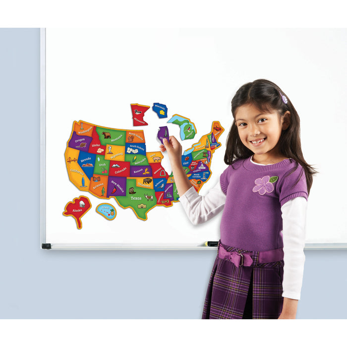 MAGNETIC US MAP PUZZLE