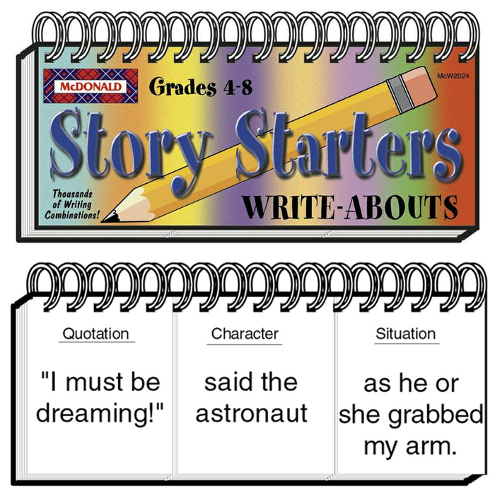 Story Starters Write-Abouts, Grade 4-8, Pack of 2