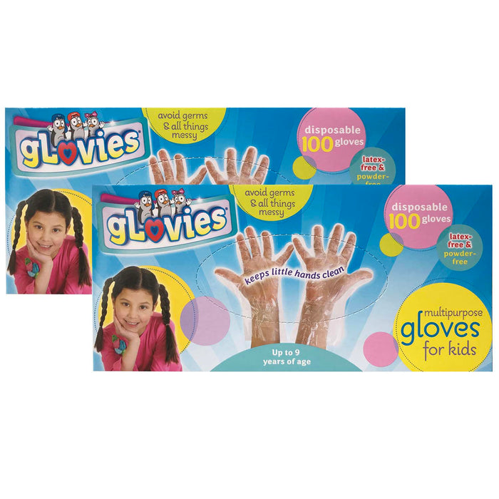 Multipurpose Disposable Gloves, 100 Per Box, Pack of 2