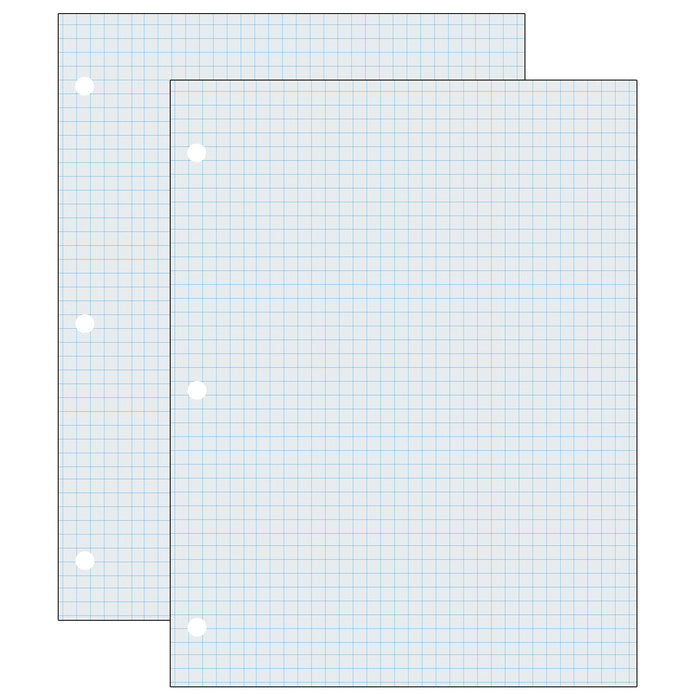 (2 PK) GRAPHING PAPER WHT 2 SIDED