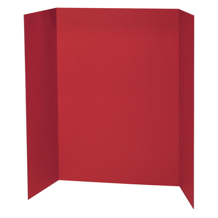 Presentation Board, Red, Single Wall, 48" x 36", Pack of 12