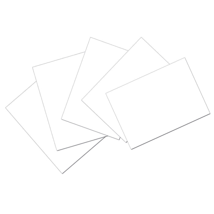 Index Cards, White, Unruled, 4" x 6", 100 Per Pack, 10 Packs
