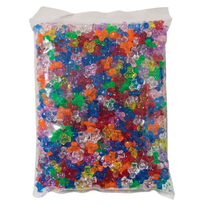 (3 PK) TRI BEADS ASSORTED COLORS