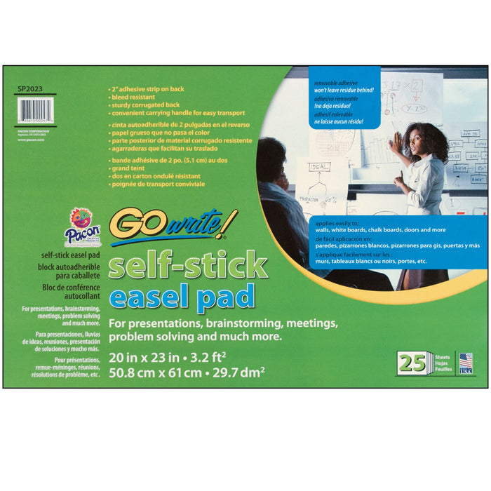 GOWRITE SELF-STICK EASEL PAD