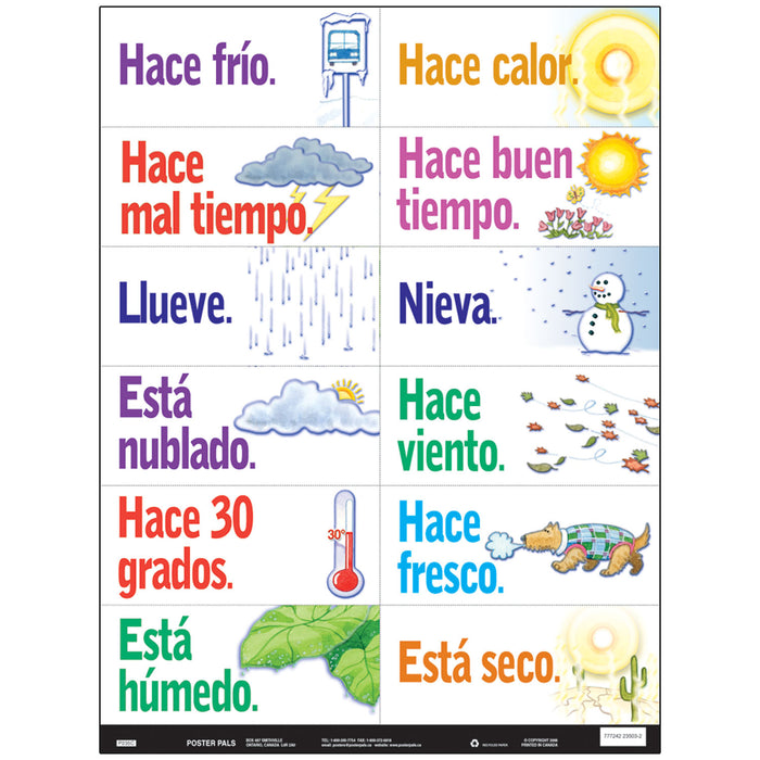 MULTI-PURPOSE CARD SET SPANISH