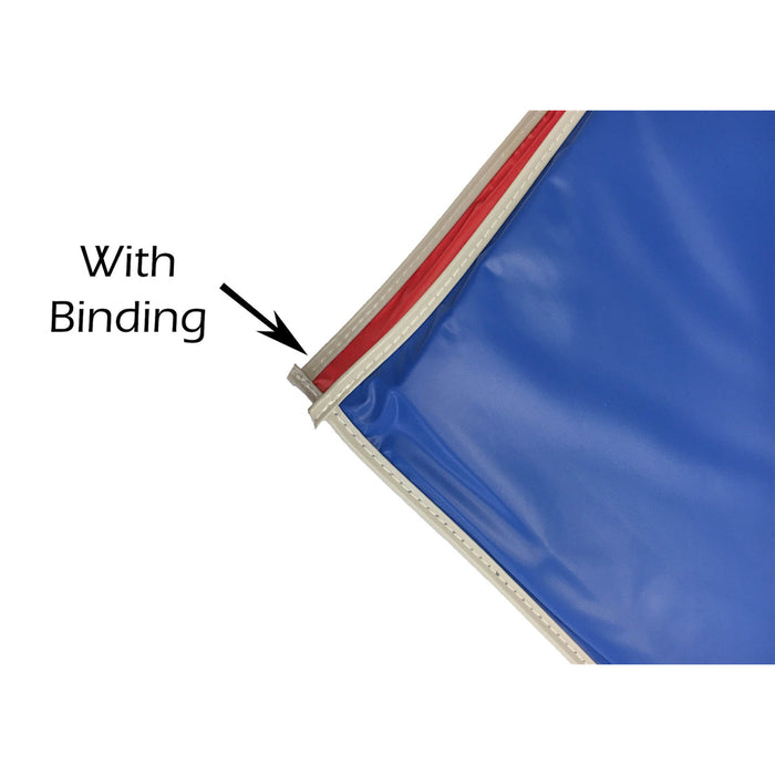 Basic KinderMat, 1" Thick, Red-Blue with Gray Binding