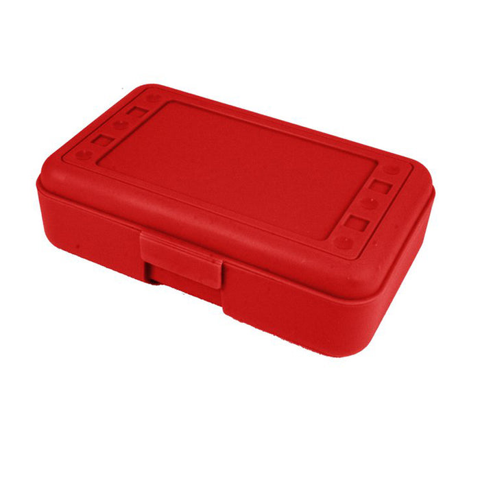 Pencil Box, Red, Pack of 12