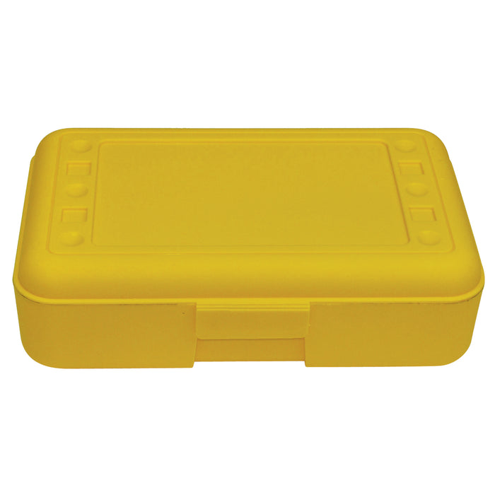 Pencil Box, Yellow, Pack of 12