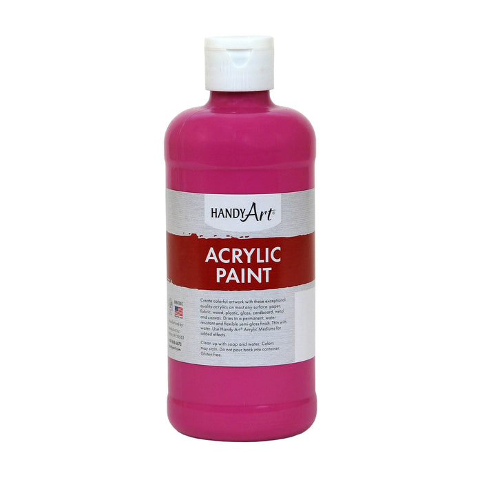 Acrylic Paint 16 oz, Magenta, Pack of 3