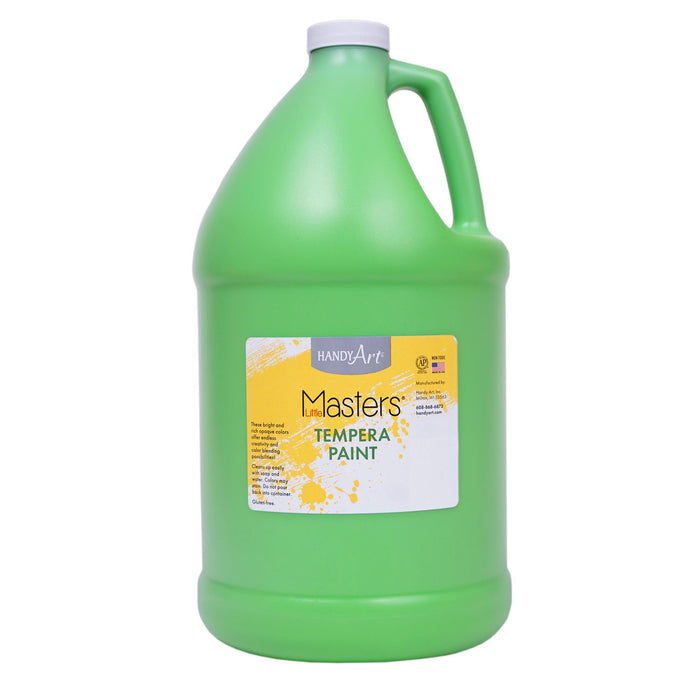 Little Masters® Tempera Paint, Light Green, Gallon, Pack of 2