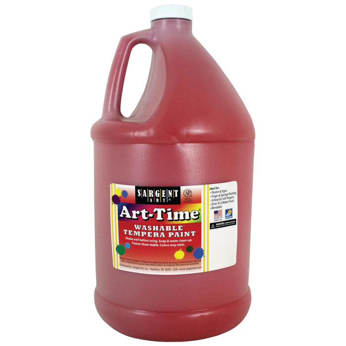 RED ART-TIME WASHABLE PAINT