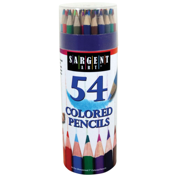 Colored Pencils, 54 Colors Per Box, 2 Boxes