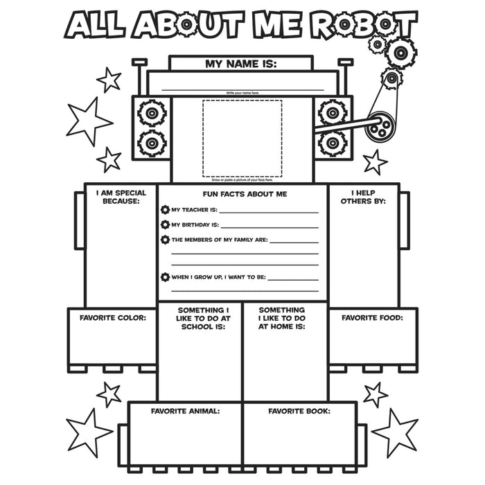 ALL ABOUT ME ROBOT GRAPHIC