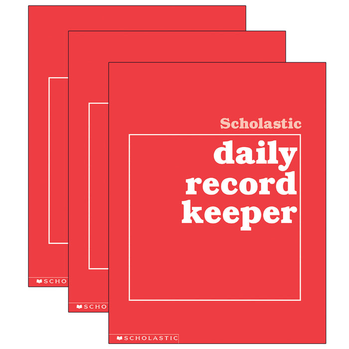 Scholastic Daily Record Keeper, Pack of 3