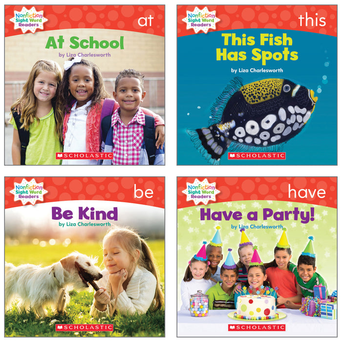 Nonfiction Sight Word Readers Set, Level A, Set of 25 Books