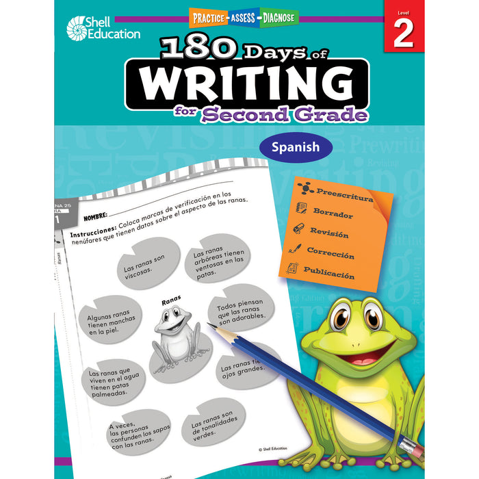 180 Days of Writing for Second Grade (Spanish)