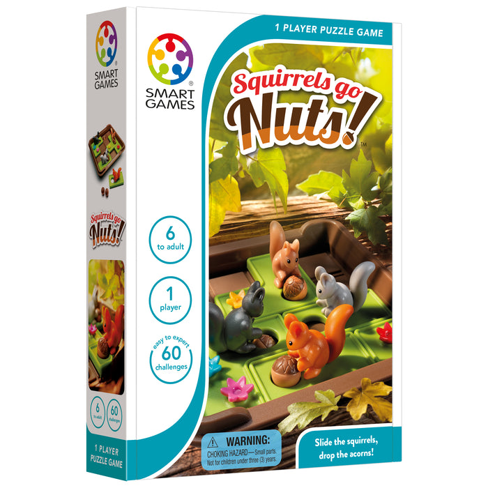 Squirrels Go Nuts™ 1-Player Puzzle Game