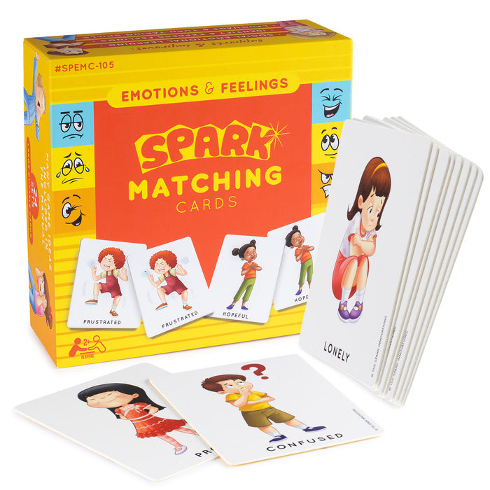 Emotions and Feelings Matching Cards Memory Game