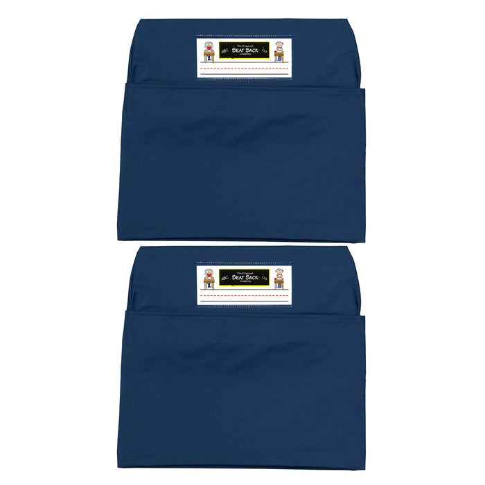 Seat Sack, Standard, 14 inch, Chair Pocket, Blue, Pack of 2