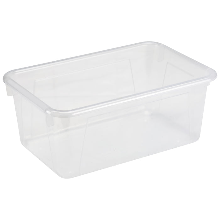 Small Cubby Bin, Translucent, 5-Pack