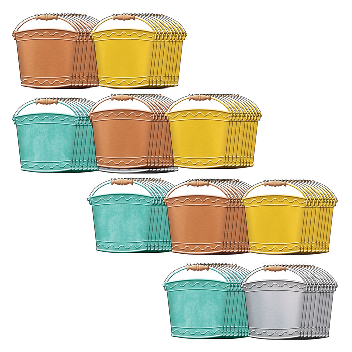 I ♥ Metal Buckets Classic Accents® Variety Pack, 36 Per Pack, 3 Packs