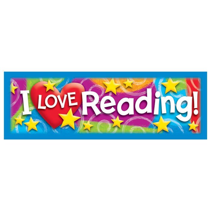 I LOVE Reading Stars 'n Swirls Bookmarks, 36 Per Pack, 6 Packs